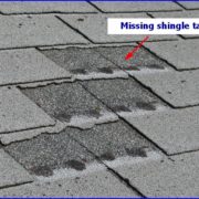 missing shingles